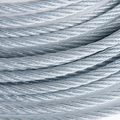 1/2'' Galvanized Wire Rope Steel Cable IWRC 6x19 (100 Feet)