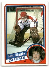 1984-85 O-Pee-Chee Pat Riggin Washington Capitals #205