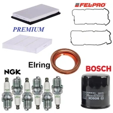 Tune Up KIT Filters Gasket Oil Drain Plugs for Nissan Murano V6; 3.5L 2003-2007