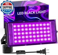 50W LED Black Light IP66 Waterproof Outdoor Blacklight Flood Light with Switch..