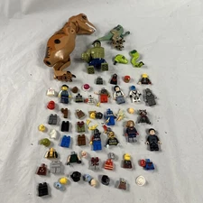 LEGO Minifigures Lot Figures,Body Parts, And Head Pieces - As Is For Parts B20
