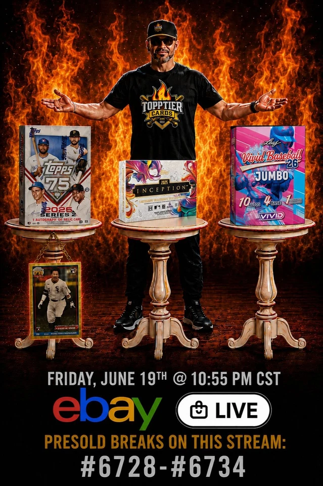 FRIDAY NIGHT BREAKS W/JAMES-2025 TOPPS INCEPTION RELEASE DAY AND MORE!!!