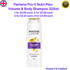 Pantene Volume & Body Plumps Up Fine And Flat Hair Shampoo 325ml