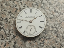 c. 1889 18s Elgin pocket watch mvt, grade 73, 7 jewels, runs