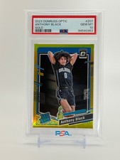 2023 Donruss Optic - ANTHONY BLACK  Gold  /10  RC PSA 10      The Only PSA 10 !!