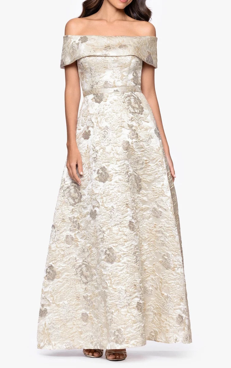 xscape white lace dress Amazon.com: Xscape Women's Off Shoulder Lace Maxi Dress with Sweetheart Neckline, Ivory : Clothing, Shoes & Jewelry