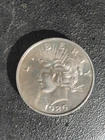 1986 Liberty Trade Unit 1 Troy Oz .999 Fine Silver Round