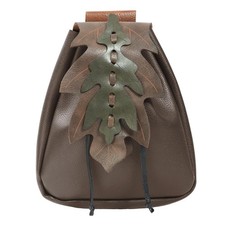 Renaissance Belt Pouch Ren Faire Bag Medieval Fanny Pack Waist Drawstring Lea...