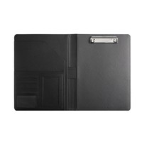 Lebenslauf-Mappe Mit Klemmbrett Im A4-Format, Schwarzes Leder-Padfolio FüR 9900