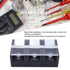 ⁺200A 3P Terminal Block Dual Row Mutual Insulation High Current Terminal Block