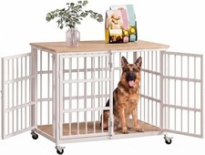 42" Heavy Duty Dog Crate Furniture for Large and Medium Dogs XXL Dog Kennel