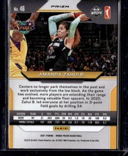 2021 Panini Prizm WNBA #46 Amanda Zahui B. Prizms Silver