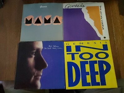 UNPLAYED GENESIS Mama In Too Deep Man On the Corner PHIL COLLINS 7'' 45 vinyl 