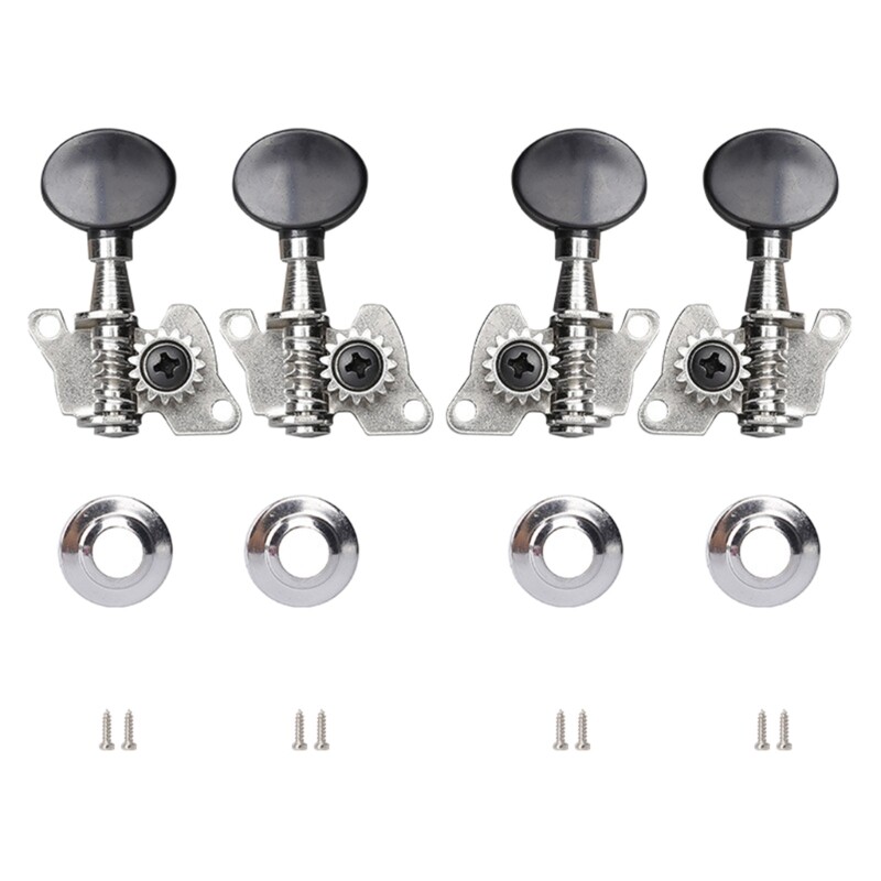 Ukulele Tuning Pegs Replacement Machine Heads for 4 String Ukulele Bass