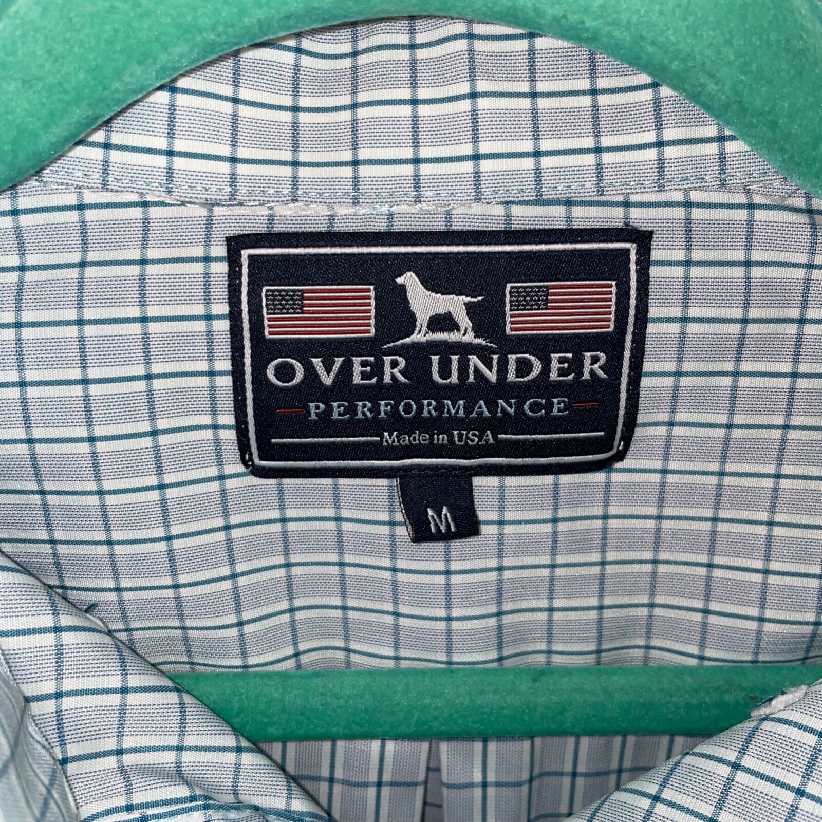 EUC Over Under Performance Button Down Shirt Stre… - image 2