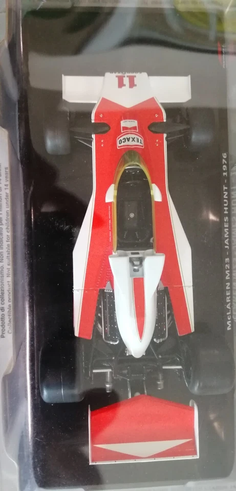 MCLAREN - MODELLINO MCLAREN M23 , JAMES HUNT - 1976 - scala 1:24 FORMULA 1 - Immagine 3 di 3