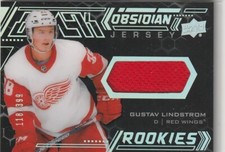 Gustav Lindstrom 118/399 2020-21 Black Diamond Hockey #ORJ-GL OBSIDIAN JERSEY RC