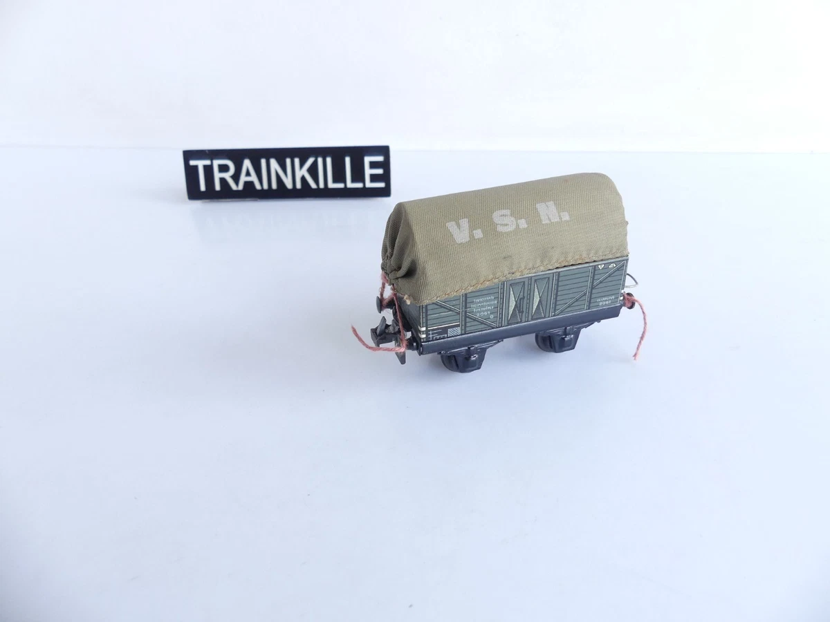 Lot De 3 Wagons De Marchandises Trix Express HO - 2 Rails - En Boîtes - Occasion