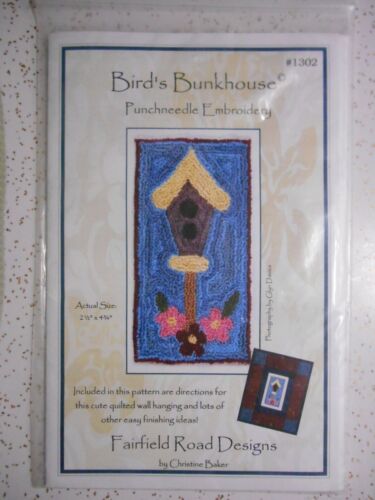 Punchneedle Set mit Webertuch Primitive VOGELKOJE Christine Baker - Bild 2 von 2