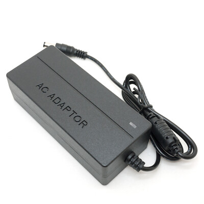 48V 2A 96Watt AC to DC Power Supply Adapter 100-240V for PoE Switch Injector