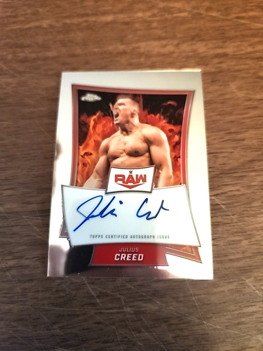 2025 Topps Chrome WWE Wrestling JULIUS CREED AUTO RAW