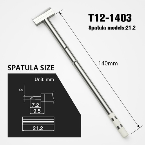 Spatula Replaceable Soldering Tip T12 Heating Element Repair Station Accessories - Bild 8 von 27
