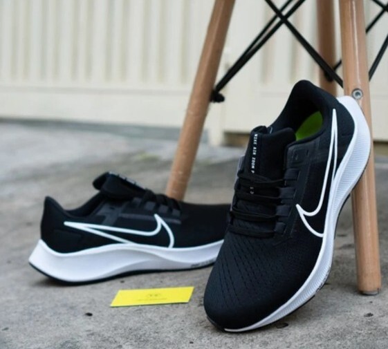 Nike Air Zoom Pegasus 38 TB CW7358-002 Black White Shoes | eBay