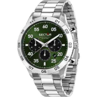Sector 270 Grün Herrenuhr R3253578034 Watch Stahl Multifunktion 45mm