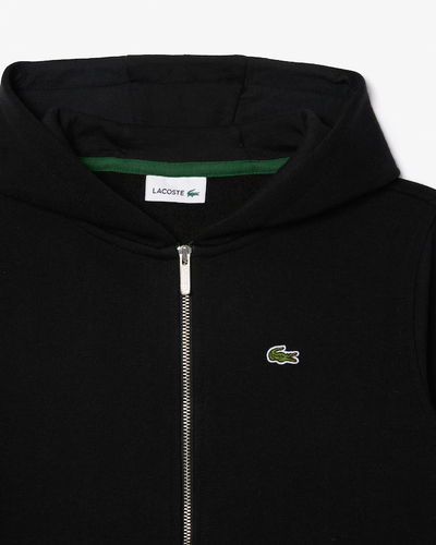 LACOSTE Kids Pocket Brushed Fleece Sweatshirt Hooded Zip Up ALL SIZES (2YR-16YR) - Picture 8 of 20