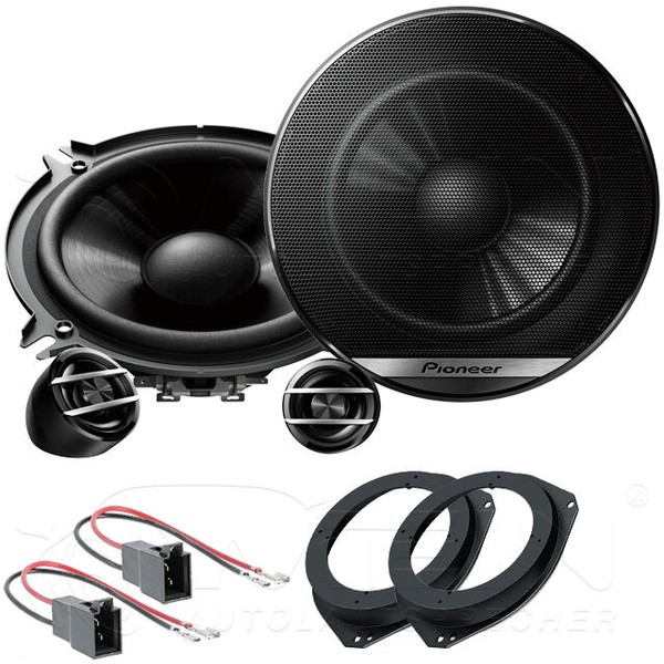 Pioneer Lautsprecher FüR Opel Corsa B 1993-2000 Vorn TüR Front 2-Wege 250W #Alnd-image