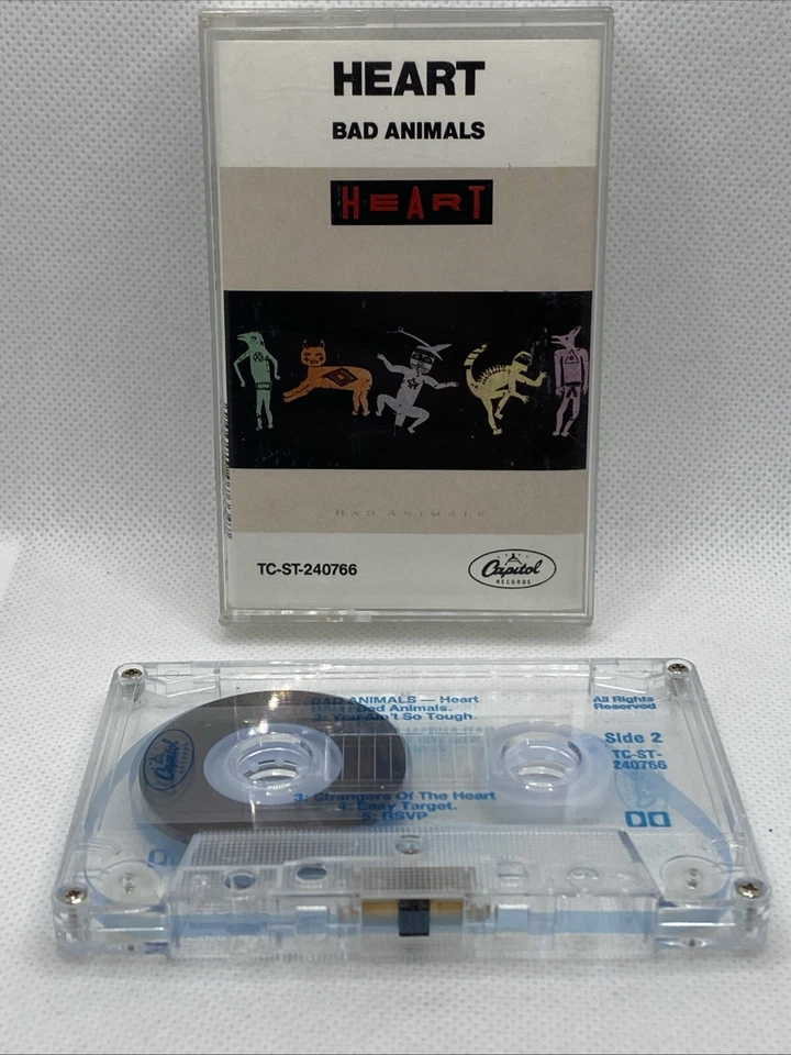 Vintage Cassette - HEART : WILD ANIMALS - Image 3 of 4