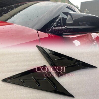 Gloss Black anti-wind buffeting deflector for TOYOTA 20~25 GR