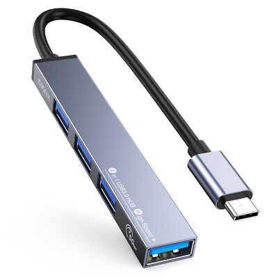 USB 3.0 Hub Verteiler Adapter für Notebook Smartphone Laptop Daten Laden PC 4in1
