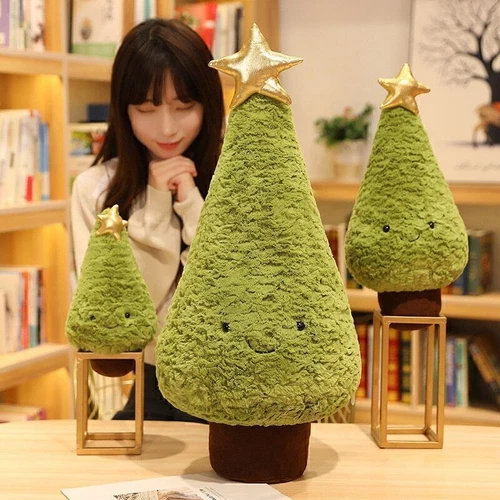 Simulación Árbol de Navidad Peluches Lindo Perenne Peluche Cojín Muñeca. - Imagen 4 de 20
