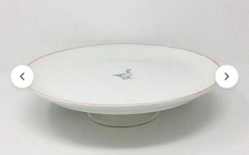 MARY BERRY COLLECTION - FINE CHINA WHITE CAKE STAND 30x7.5cm  Unused with labels