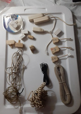 Lot of 19 Phone Line Accessories   DSL Filters, RJ11 Splitters, Telephone Cords