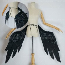Handmade Anime Overlord Albedo Wings Foldable Props Cosplay Costume Accessories