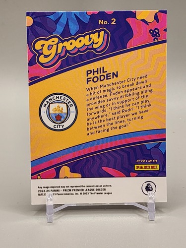 Phil Foden 2023-24 Prizm Premier League #2 Groovy Case Hit - Bild 2 von 6