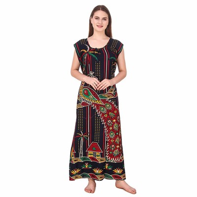 printed night dress