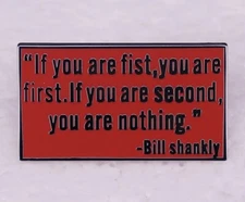 Bill Shankly Quote Metal Enamel Pin Badge Liverpool