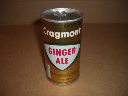 Cragmont Gingerale Soda 12 OZ Empty Can 1970's Original S/S