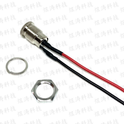Female DC Power Supply Connector Socket Panel Mount Jack Plug 5.5 x 2.1mm/2.5mm - Picture 6 of 10