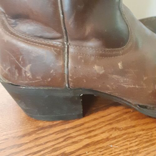 Ariat Sedona 10002194 Men's Brown Leather Pull On Western Cowboy Boots US 8D - Picture 6 of 10