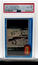 1977 Topps Star Wars Luke and Han as Stormtroopers (#35) PSA 6 EX-MT