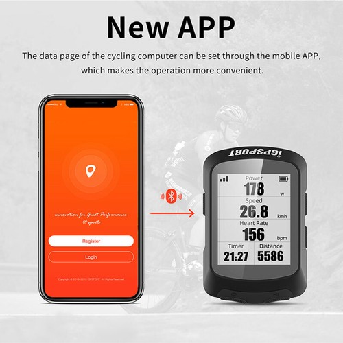 IGPSPORT iGS520 Bike Computer Smart Waterproof ANT+ Wireless GPS 2.3 Inch - Picture 5 of 15