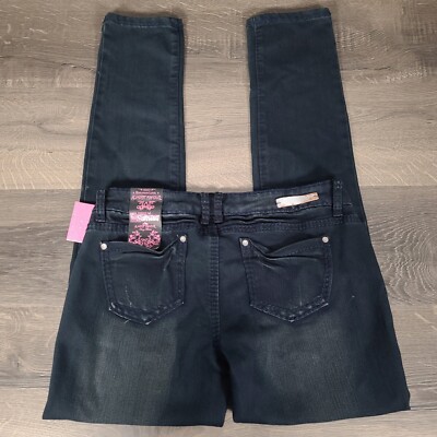Almost Famous Jeans Womens Juniors Size Dark Denim