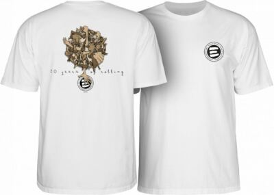 Rollerbones Eulogy 20 Year Anniversary T-Shirt