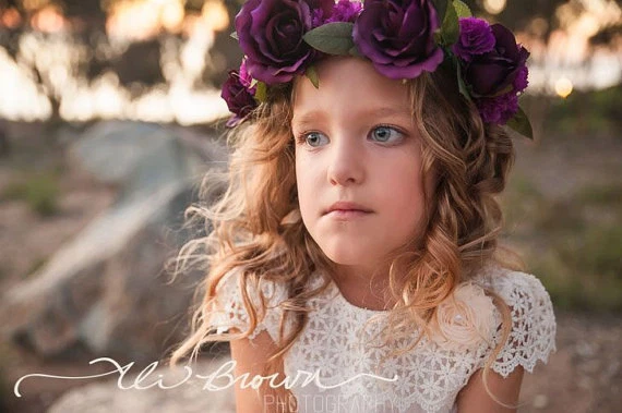 Crochet flower cheap girl dress