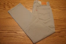 NWT MEN'S LEVI JEANS 541 Multiple Sizes Athletic Taper Stretch Khaki $69.50