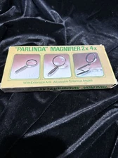 Self Standing Magnifier With Extension Arm 2x 4x Adjustable To Various Angles